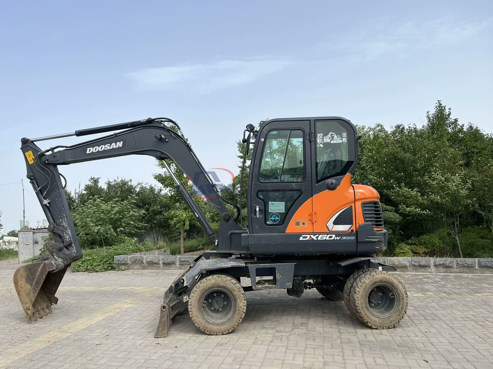 Doosan DX60W-ECO Used Wheel Excavator