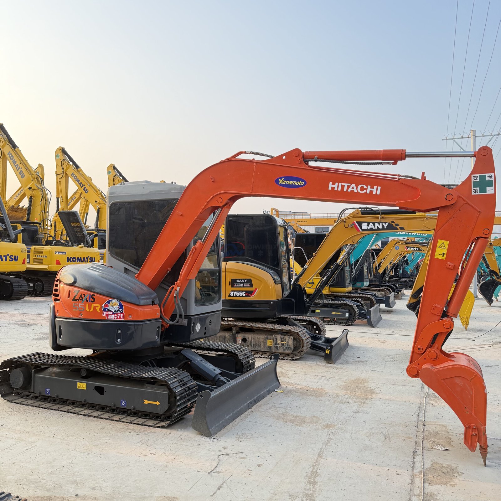 Hitachi ZX55UR Used Excavator
